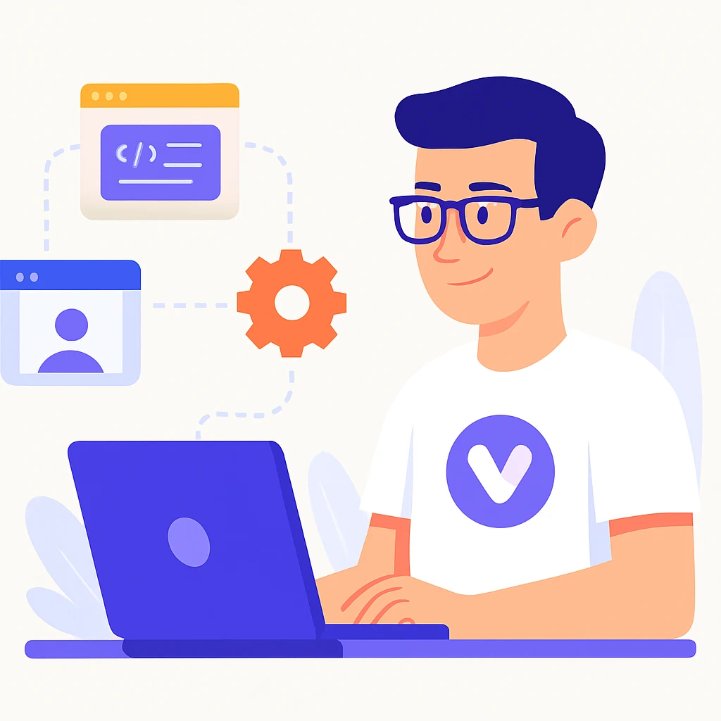 Individuelle Software & Integrationen — Hero-Illustration